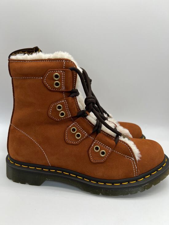 Dr. Martens Shoes - Dr. Martens 1460 Lace to Toe Fur Lined Buttersoft Lace Up Boots Women's Size 10